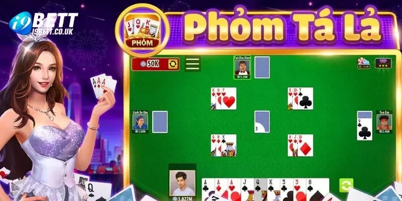 Phỏm là một game bài 3D i9bet rất phổ biến